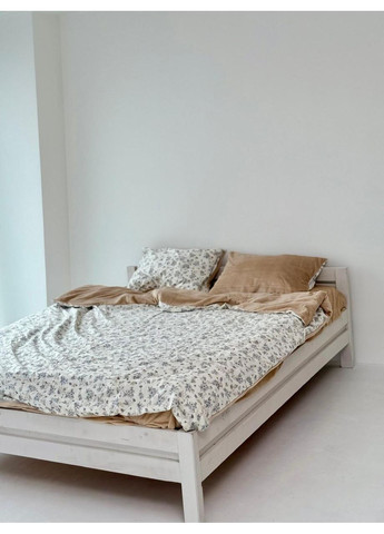 Постільна білизна з резинкою Виноградна Лоза, сатин з плюшем Сімейний розмір, наволочки 70/70 No Brand (364220593)