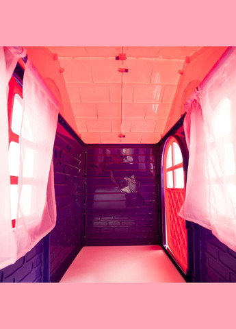 Детский игровой Домик со шторками 02550/10 пластиковый Doloni (364134250)