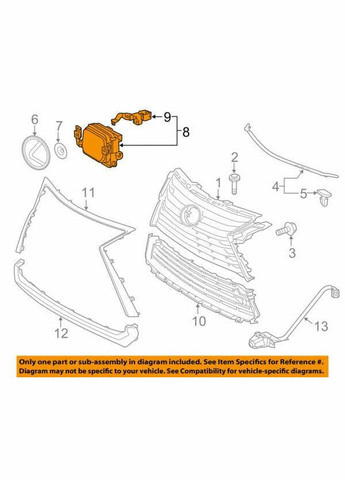 Аксессуар Toyota (334349558)