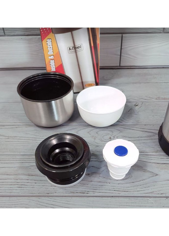 Термос для жидкостей и еды 2 в 1 из нержавеющей стали 1500 мл (AP-1757) A-Plus (350349004)