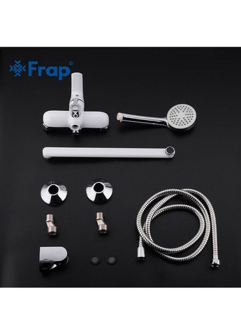 Смеситель для ванны F2231, белый/хром Frap (373267086)