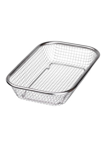 Сито-кошик для миття овочів та фруктів 29.5х21х6 см друшляк з нержавіючої сталі HP-19-23-M (A-033488) Zhongjing (361242429)