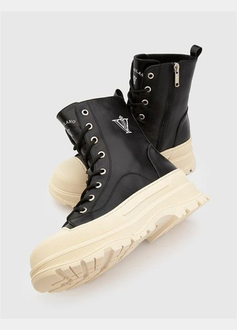 ботинки nanes черные кожаные Ilvi