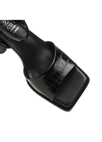 Черные босоножки (1276л) Brocoli