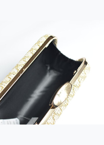 Бежевая вечерняя сумка клатч бокс на цепочке No Brand (294092698)