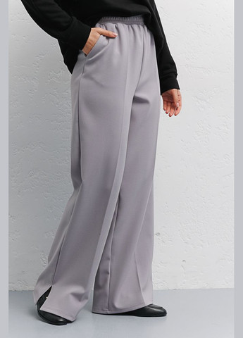Женские штаны черные с разрезами по бокам Arjen (289787650)