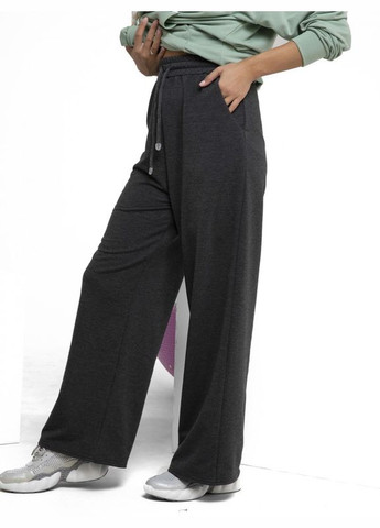 Темно-сірі трикотажні штани широкого крою ISSA PLUS (280899113)