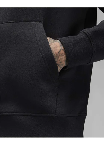 Мужская Худи M J ESS FLC PO Черный Nike (395620537)
