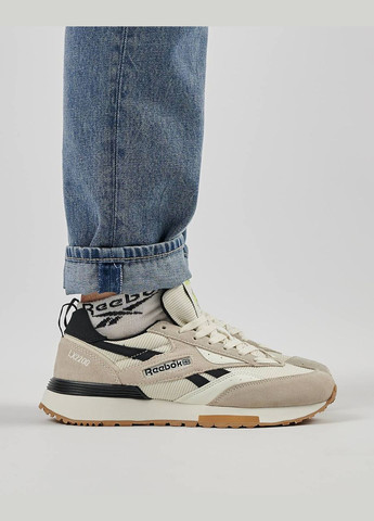 Бежеві Осінні кросівки чоловічі Reebok LX2200 Beige Black