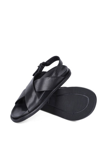 мужские сандалии 24701-3 черный кожа Miguel Miratez