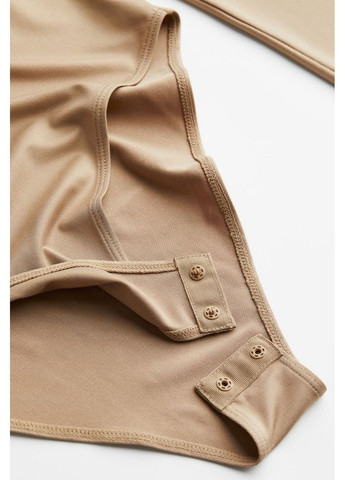 Женское боди с кружевом Н&М (56617) XS Бежево H&M (280921179)