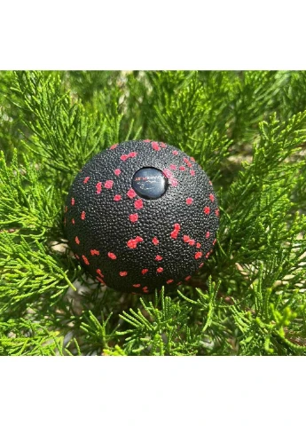 Массажный мяч PP-4350 Epp Massage Ball (d8) Черно/Красный PowerPlay (397609353)