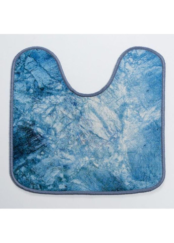 Набір килимків для ванної кімнати та туалету Print 206-2 синій No Brand (364969199)