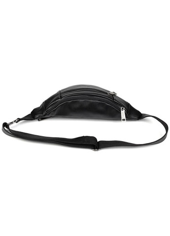 Спортивная сумка женская на пояс через плечо из натуральной кожи средняя Черный 35495 TARWA (352165958)