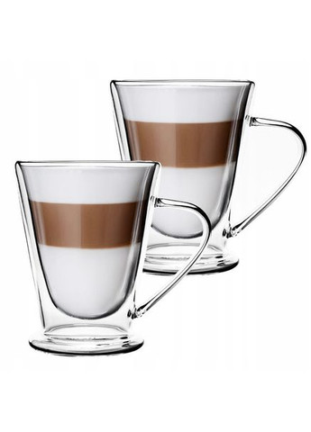 Набор чашек с двойным стенками KM9019 250 мл 2 шт Kamille (372447854)