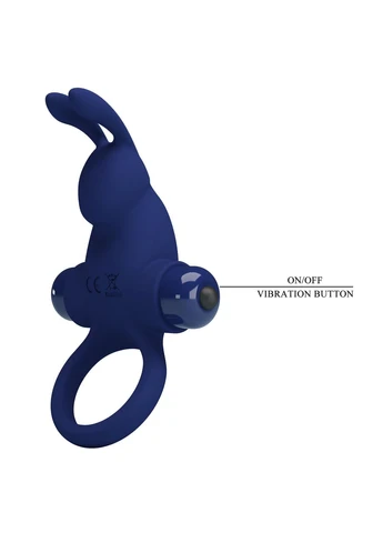 Ерекційне кільце з вібрацією Powerful ring, 10 vibration functions Pretty Love (383097080)