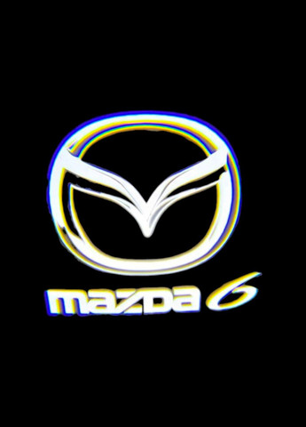 Світлодіодне штатне VIP підсвічування на дверях автомобіля з логотипом 6 2004 - 2008 Mazda (330615535)