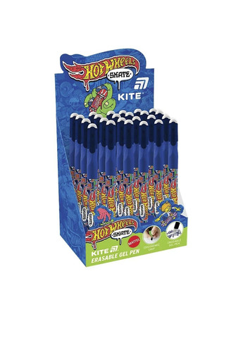 Гелева ручка «пиши-стирай» колір різнокольоровий ЦБ-00281399 Kite (343414632)