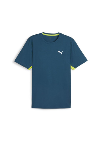 Синяя футболка run favorite men's tee Puma