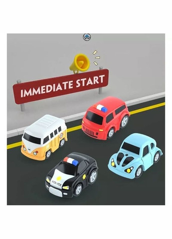 Дитячий ігровий паркінг JP588-7, 6 кнопок і 4 машинки Fun Game (327217742)