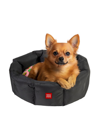 Лежанка для собак WAUDOG Relax, рисунок Мохнатые монстры S 34х45х17 см Collar (322711496)