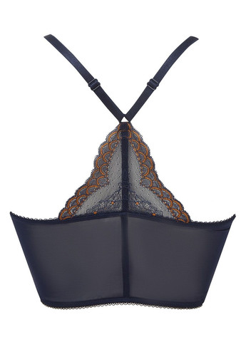 Темно-синій бралетт бралетт 7718 Gossard з кісточками поліамід, поліестер, мереживо, віскоза