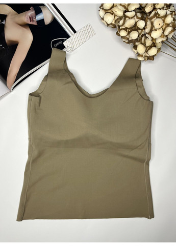 Бюстгальтер-майка в рубчик с несъемным поролоном. Lavolle (361850355)