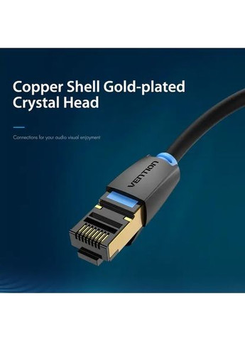 Сетевой кабель Patch Cable 3M Black (IKABI) (IKABI) Vention Cat.8 SFTP (361348404)
