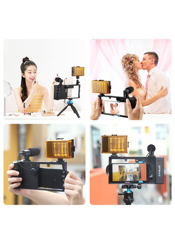 Универсальная клетка, рамка, держатель Puluz PU3067L для телефона - смартфона с Bluetooth кнопкой спуском Mcoplus (373033068)