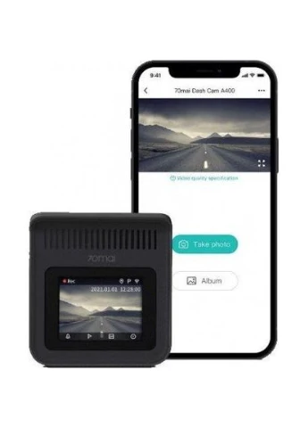 Автомобільний відеореєстратор 70mai Dash Cam A400 Gray+Rear Cam RC09 Set (Midrive A400+RC09) Xiaomi (314863919)