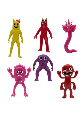 Радужные друзья фигурки набор игрушек Rainbow Friends 6 шт Shantou (290254220)