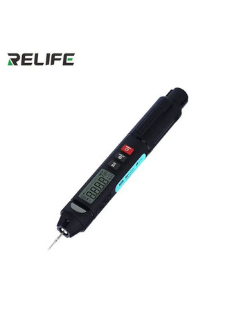 Мультиметр ручка DT-02 / АВТО режим / True RMS / дисплей / ліхтарик / компактний Relife (276536337)