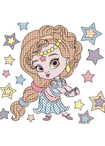 Водяна розмальовка Східні принцеси, 8 сторінок () Кристал Бук F00025282 (361305561)