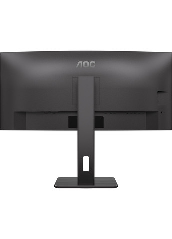 TFT 34" CU34P3CV, WQHD,VA, 100Hz, вигнутий, HDMI, DP, USBС, RJ-45, USB-hub, HAS, кол, чорний AOC (314749972)