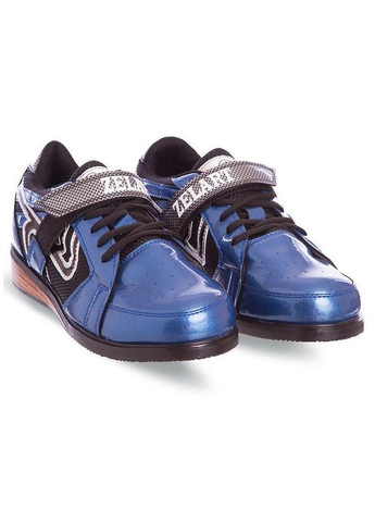 Синій всесезон штангетки для важкої атлетики та пауерліфтингу ob-6319-bl розмір синій-чорний Zelart