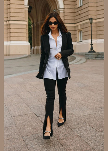 Черные демисезонные лосины Seventeen