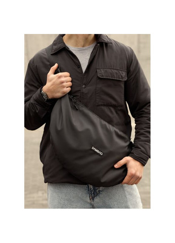 Чоловіча сумка HOBO Bag-glove чорна тканева Sambag (367041243)