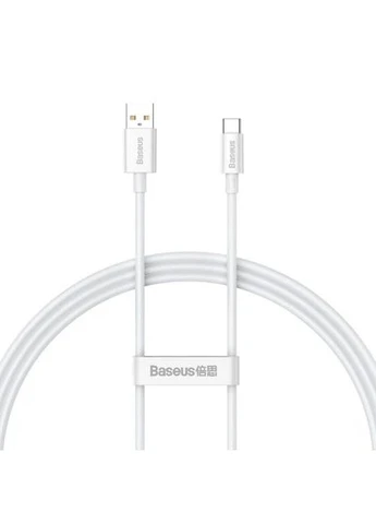 Кабель Superior Series Type-C 100W 0.25m (Bag) (White) Baseus (400765123)