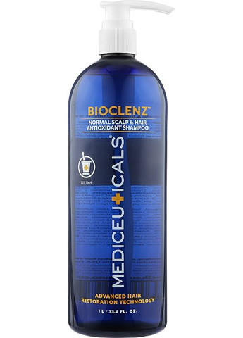 Шампунь для мужчин против выпадения и утончения волос Advanced Hair Restoration Technology Bioclenz 250ml Mediceuticals (368660953)