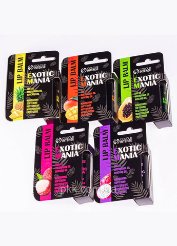 Бальзам для губ Exotic Mania зволожуючий SPF15 № 02 Mango juice з ароматом манго Colour Intense (306090919)