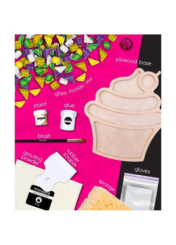 Дитячий набір для творчості кришталева мозаїка "Кекс" MA1006 No Brand (362568816)