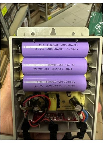 Бесперебойник UPS для роутера и видеонаблюдения 9В 12В сменные аккумуляторы 6000mAh ProDobro (365442739)