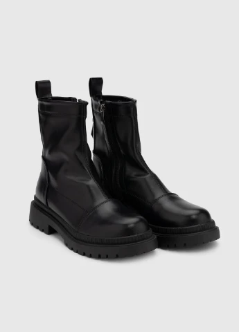 Осенние ботинки женские m703 черный (2000990109439d)(sn) shop (2000990109439) Meideli