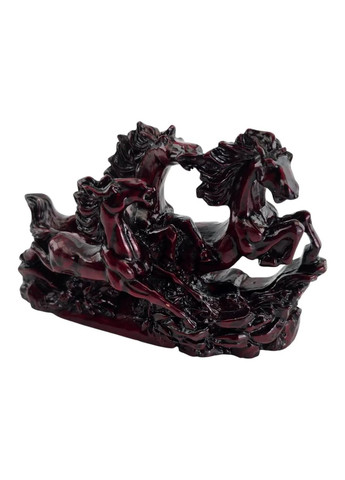 Лошади 3шт каменная крошка коричневая (9,4×15×5 см) No Brand (369503109)