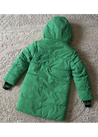 Комбинированная зимняя зимняя теплая удлиненная куртка пальто на девочку 140-164 No Brand