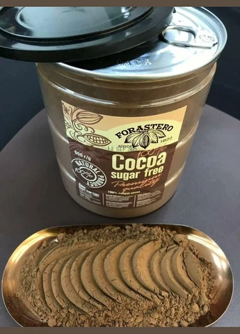 Какао банка 600г "100%" (Cacao 100% sugar free) No Brand (376042426)