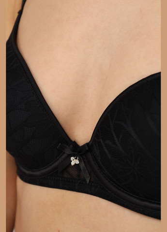 Чорний бюстгальтер жіночий колір чорний cb-00267896 No Brand поліестер
