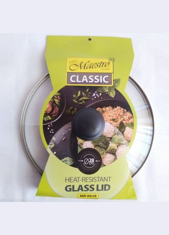 Крышка стеклянная 28 см (MR-0028) Maestro (334005332)