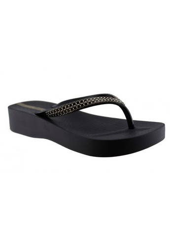 Черные летние женские пляжные сандалии mesh xi plat fem 83750-bp367 No Brand