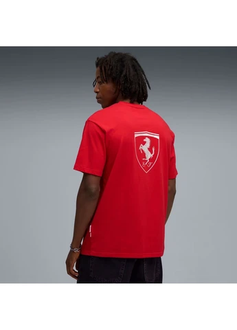 Красная футболка ferrari lifestyle red 632753-02 Puma